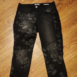 Women's Boho Skinny Ankle Jeans Size 10/30