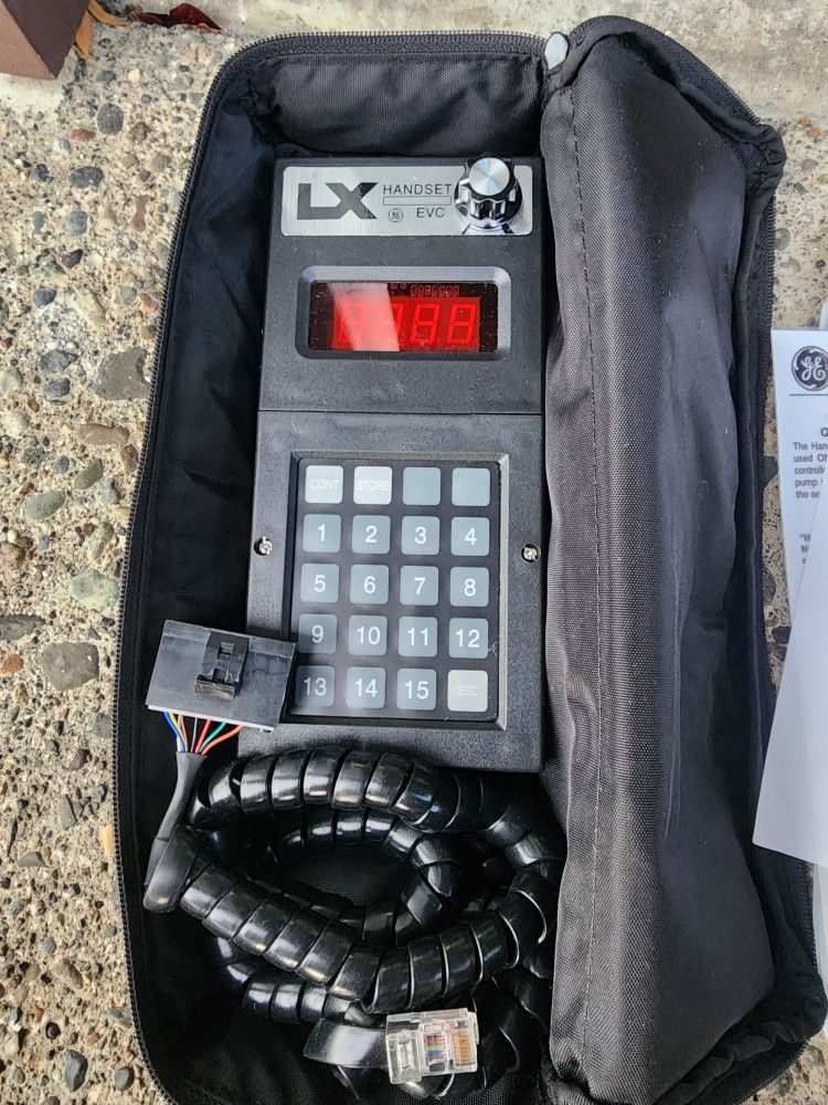 General Electric GE EV100 IC3645LXHS1 LX Handset EVC w/ Cable & Case