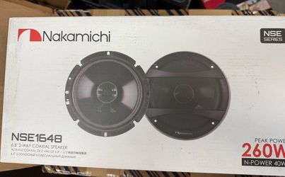 Nakamichi 6.5” speakers