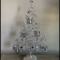 CHRISTMAS TREE CANDLE HOLDER