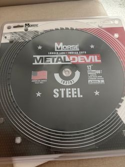 Morse Metal Devil 12" Steel Circular Saw Blade
