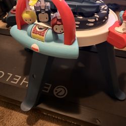 Baby spin activity table, & sitting