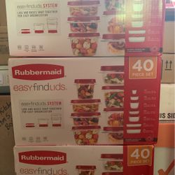 40 Piece Rubbermaid Set