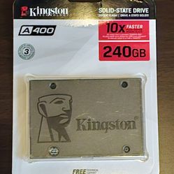 Kingston A400 SSD 240 Gb Unopened In Original Package