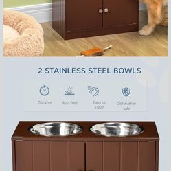 Elevated Dog Bowls ( Lg Dogs)