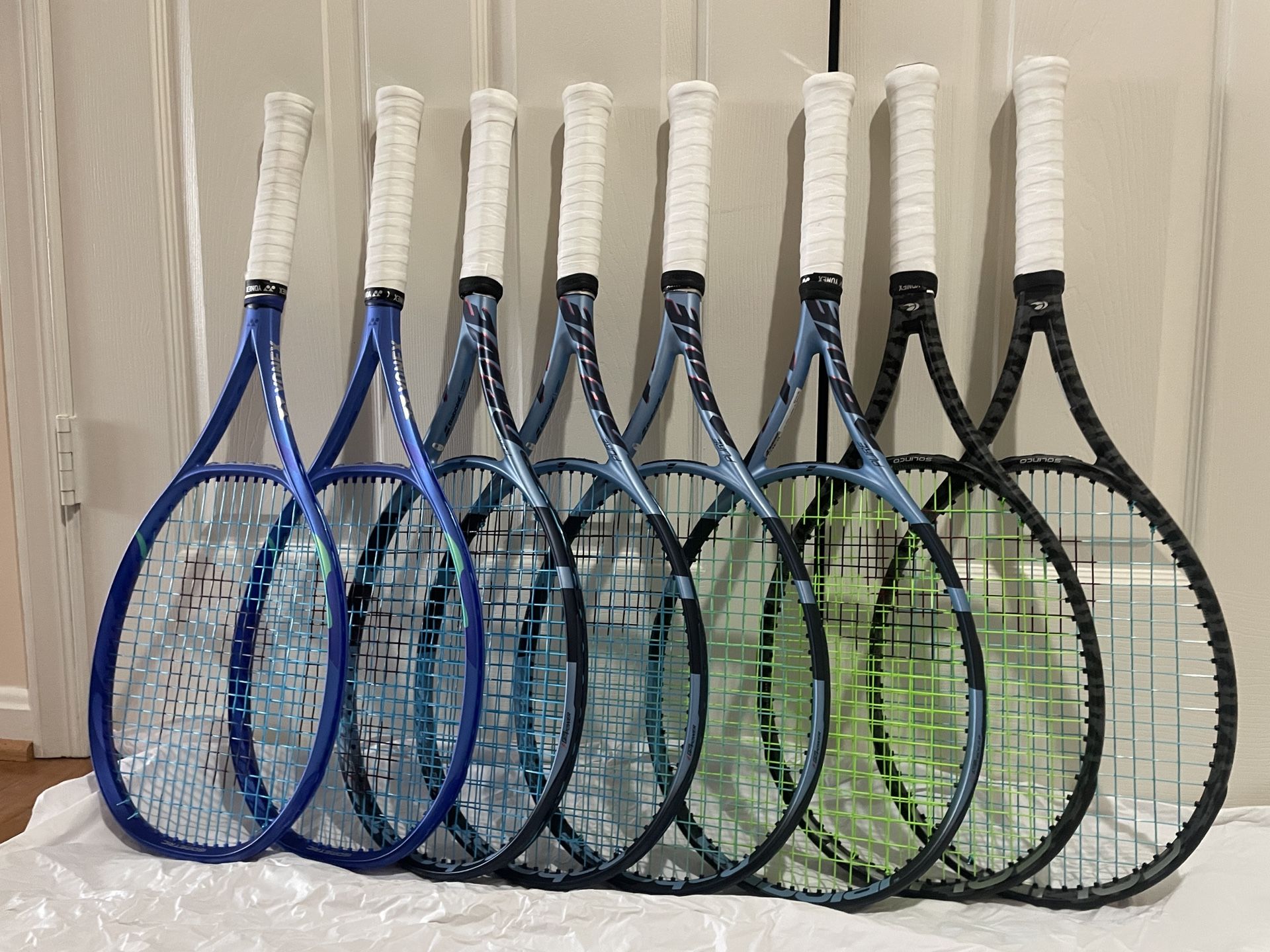 LOT 2025 Yonex Ezone Babolat Pure Drive Solinco Blackout Tennis Racket Racquet