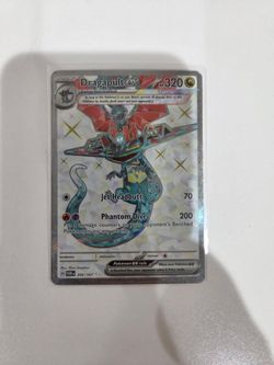 Pokemon TCG Twilight Masquerade Dragapult ex Full Illustration  200/167