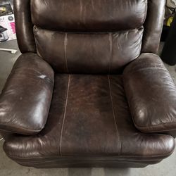 Brown leather Armchair 