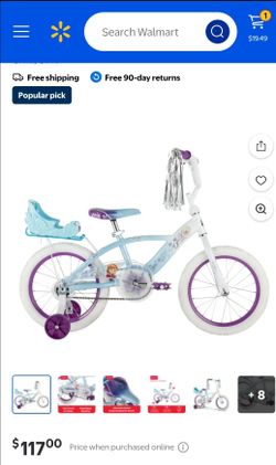 Disney Frozen Elsa bike