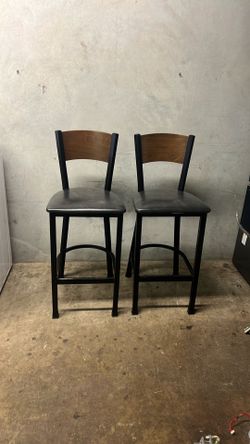2 BAR CHAIRS 28' FROM FLOOR/SEAT