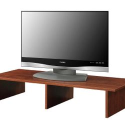 Large TV/ Monitor Riser. Cherry Finish