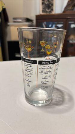 Vintage Libbey cocktail glass
