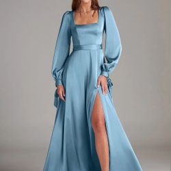 Long Sleeve Bridesmaid Dress