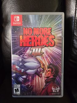 New Sealed No more heroes 3 III nintendo switch game