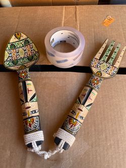 Wooden Tiki Decor
