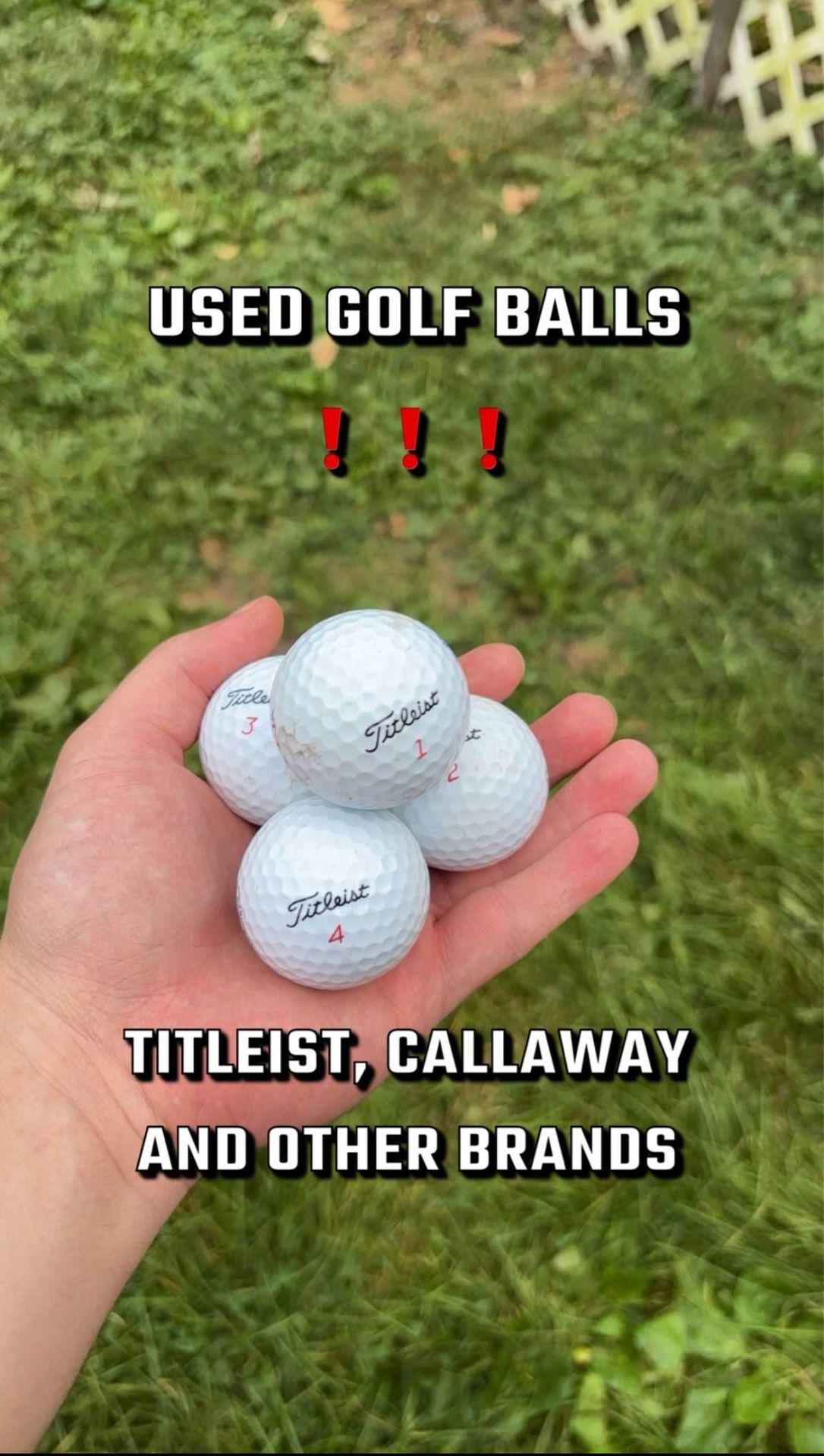 GOLF BALLS