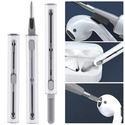 Cleaner Kit for Airpods Pro 1 2 3, Smasener Bluetooth Airpod Pro Earbuds Cleaning Cleaner Kit Pen, 3 in 1 Compact Portable Multifunctional Cleaning Ki