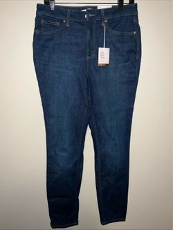 Lauren Conrad Women's High Rise Skinny Blue Jean Pants - SIZE 10