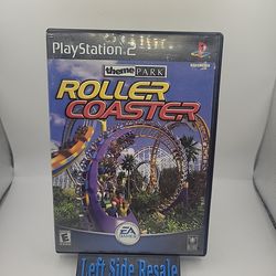 Theme Park Roller Coaster ( Sony PlayStation 2 , PS2 2000 ) - CIB -