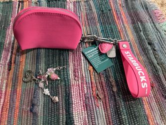 Starbucks Pink collection keychain