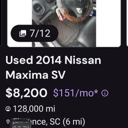 2014 Nissan  Maxima 