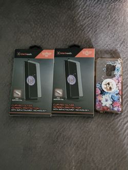 S9+ Phone Cover & 2 New Phone Protectors