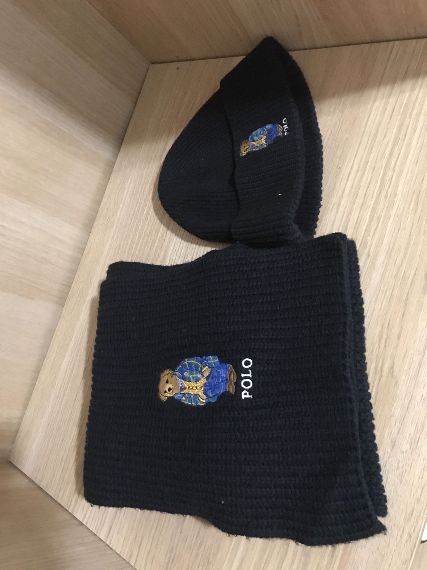 Scarf and Scully teddy bear Polo by Ralph Lerann for men or woman