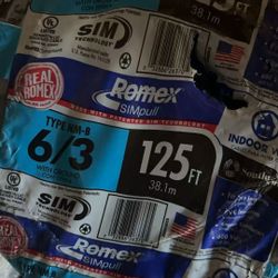 romex 6/3 125ft 380$