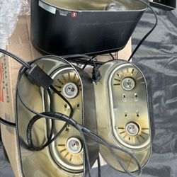 Heat lamp and UV light