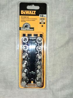 Dewalt 12 pc 3/8" DR Hex Socket Set
