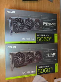 (2) RTX 5060ti 16GB Asus Prime OC