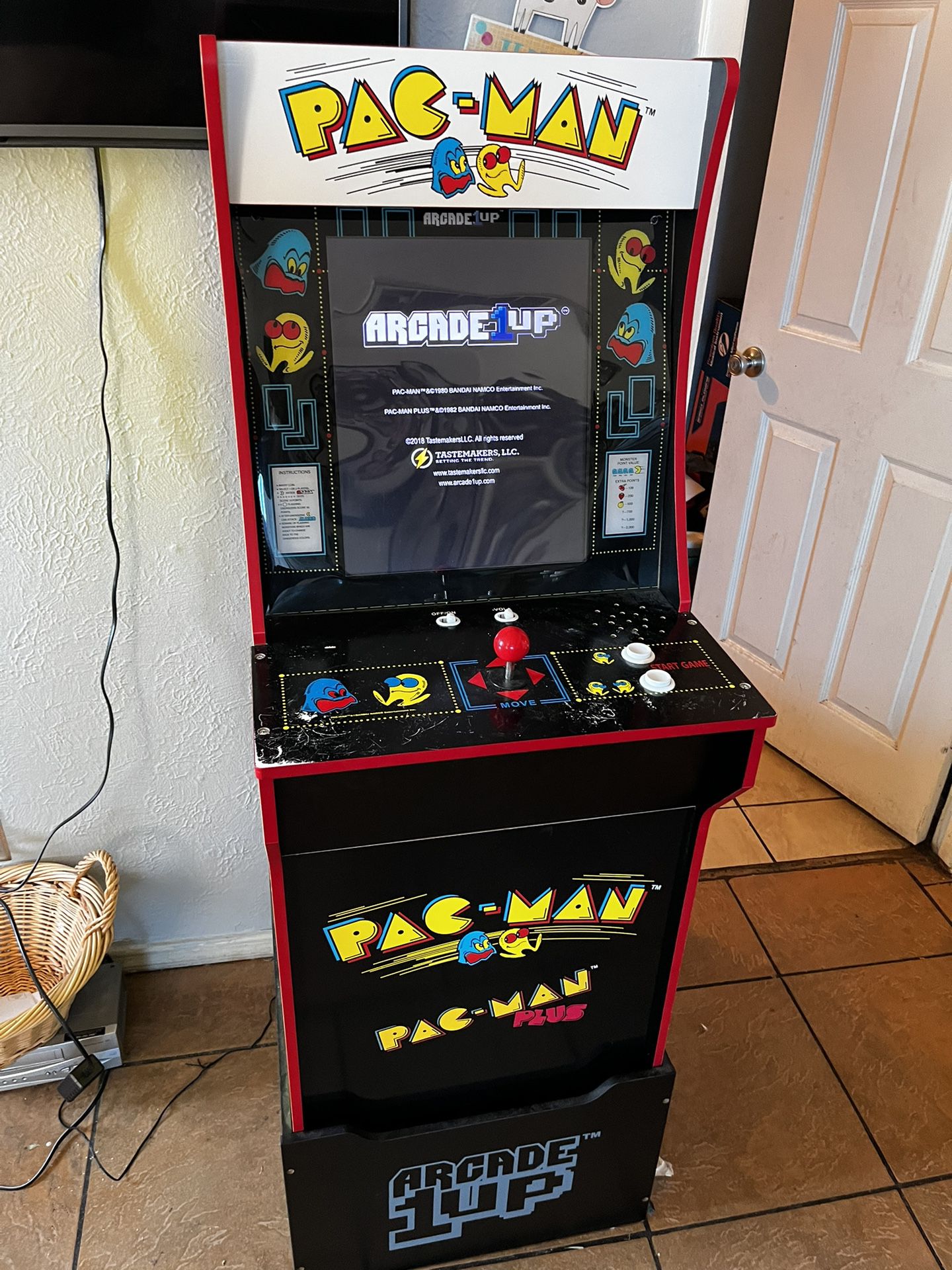 1up Pac-Man Arcade 