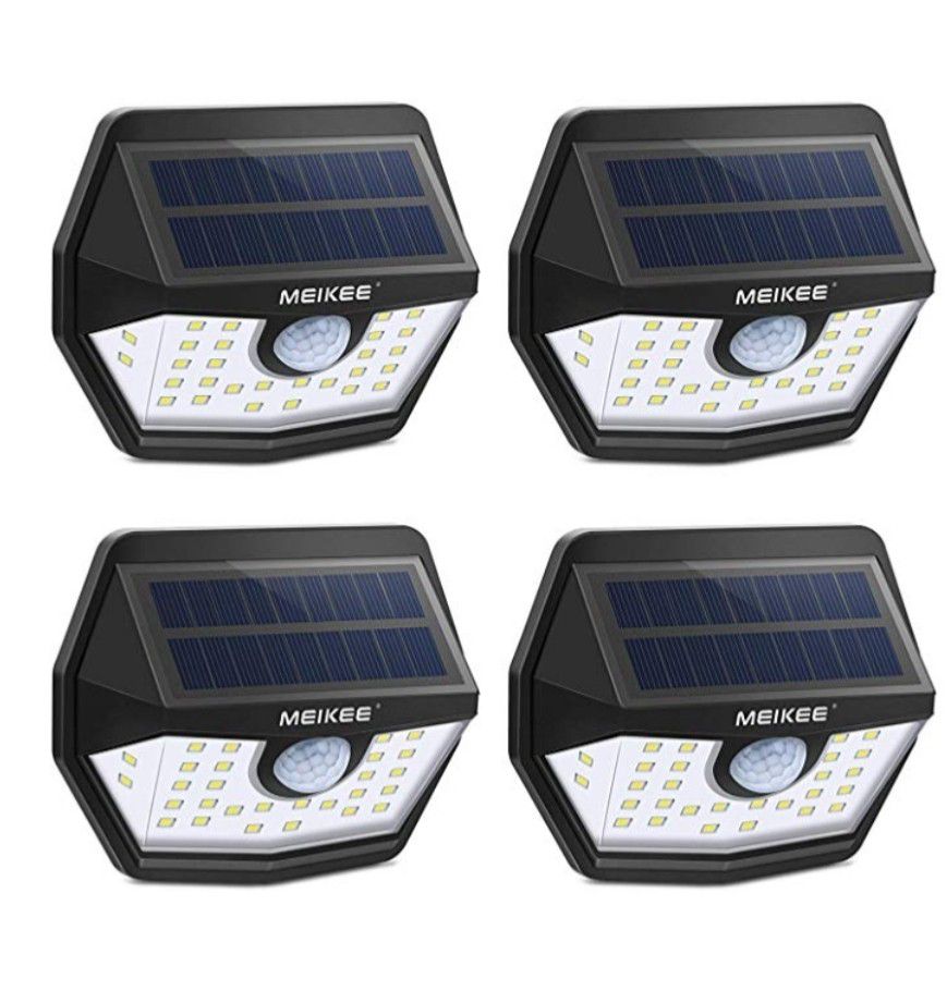 Solar Lights Outdoor, 30 LED Wireless IP65 Waterproof Motion Sensor Light New