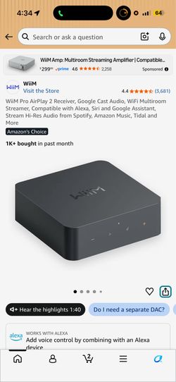 WiiM Pro Music Streamer
