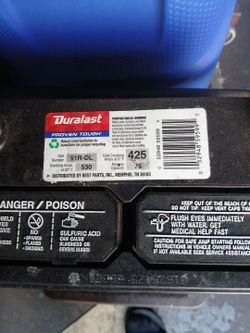 Duralast battery for honda