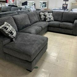 U SHAPED SECTIONAL COUCH SAME DAY DELIVERY By ASHLEY 🚚