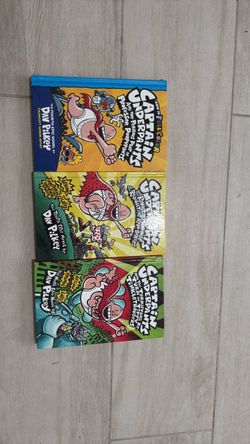 3 captain under pants books brand new