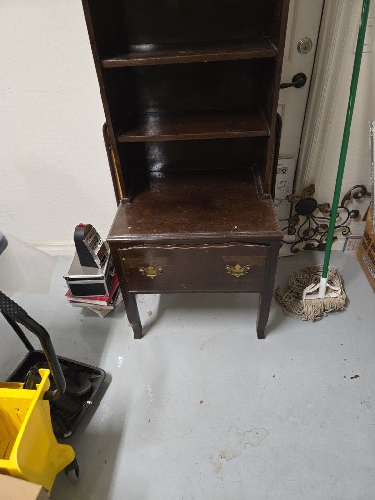 Antique Upright with Drawer