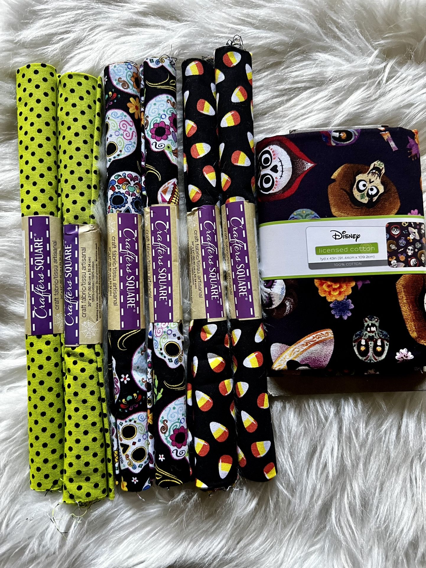 7 Halloween Fabric Bundles New