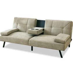 Erdoru Armless Futon Sofa Bed