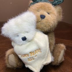 Boyds Bears Momma Bearsley And Baby Jack Stuffed Animals 