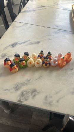 Halloween rubber ducks