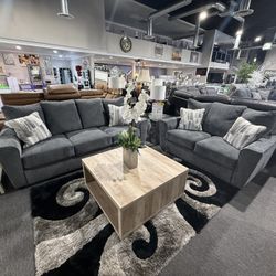 2 PC SOFA AND LOVESEAT 