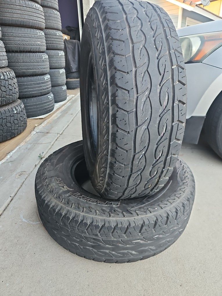 2 Used Tires