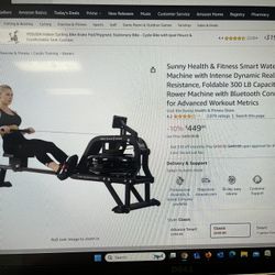 Water Rowing Machine  Obsidian surge 500