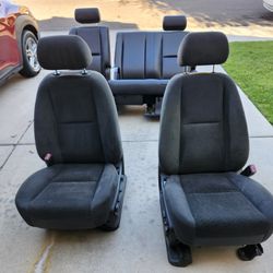 Chevy Front Captain Seats, Rear Bench Seat