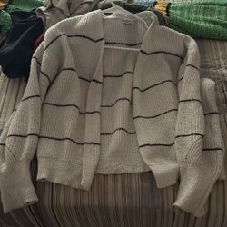 Black And White Cardigan 