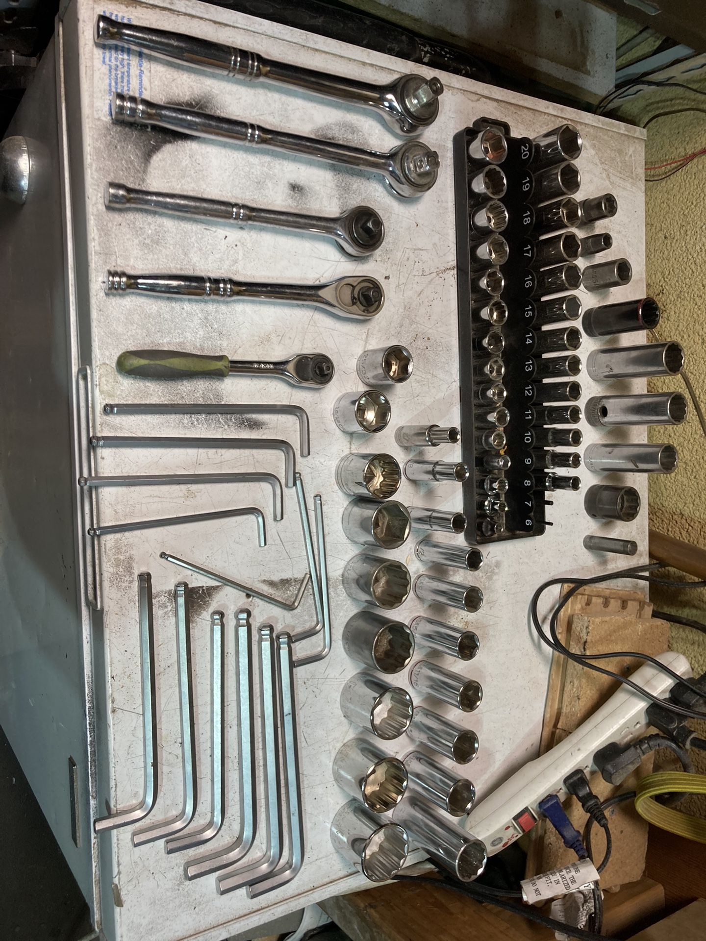 Socket Wrenches, Allen Wrenches, And All Different Types Of Sockets