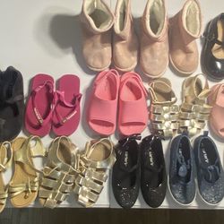 Girl’s sandals and dress shoes