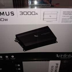 Primus Infinity 600 Watts 2 Channell Amplifier Brand New INn The Box